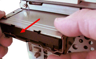 pulling floppy drive